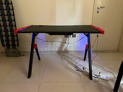 Gamer Desk / Computer Table with LED Lighting
