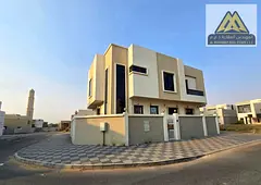 A premium villa located on two streets in Al Zahya, offering a quiet