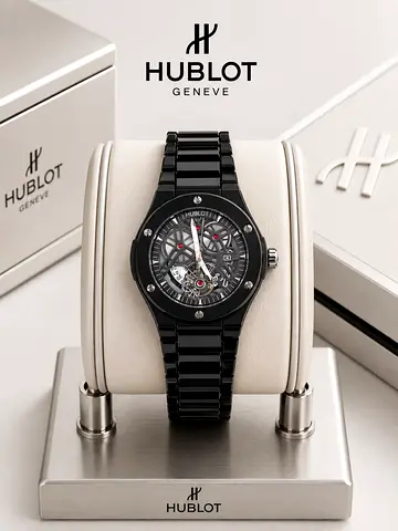 Hublot Genève Black Skeleton – A+ Premium