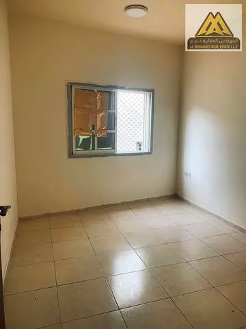 Two-bedroom apartment with a living room | Al Nuaimiya 1 | Annual rent | Close to all services | On the Sharjah and Dubai exit