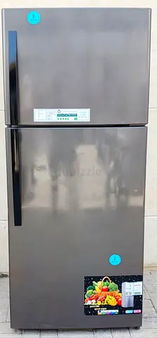 Used Double Door Refrigerator - Grey, Good Working Condition DAEWOO brand