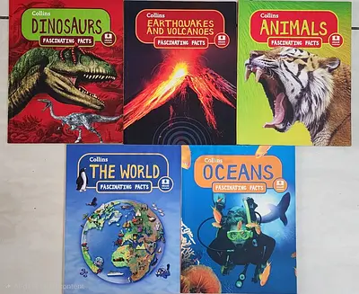 Set of 5 Collins Fascinating Facts childrens books