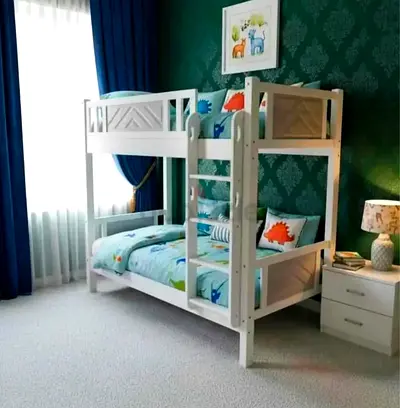 Brand new Solid wood kids bunker bed Available