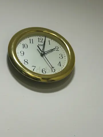 Classic Gold Framed Analog Wall Clock