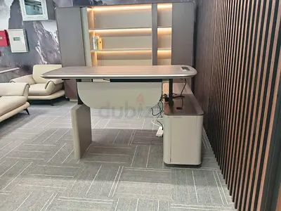 L shape manger electric sit/stand desk 160x80 cm