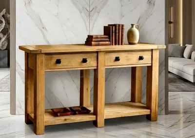Pottery Barn Storage Console Table