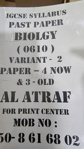 IGCSE Biology Past Paper book