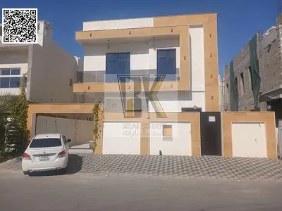 🏡 للبيع | فيلا فاخرة في منطقة الياسمين جاردن – عجمان ✨ فرصة مميزة لامتلاك فيلا بتصميم عصري وتشطيبات سوبر ديلوكس، مع واجهة حجر ورخام فاخر، في موقع ها