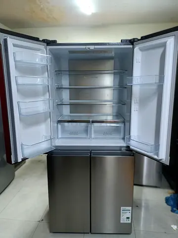 Free Delivery- Hisense 4-door Fridge With Bottom Freezer Stainless Steel Body