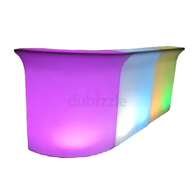 LED Light-Up Bar Counter / Reception Desk - Multi‑Color