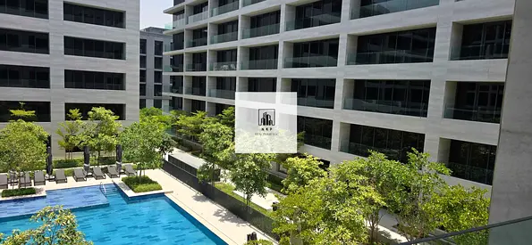 Spacious luxurious brand new 1bhk apartment 2 bathrooms Balcony swimming pool view
