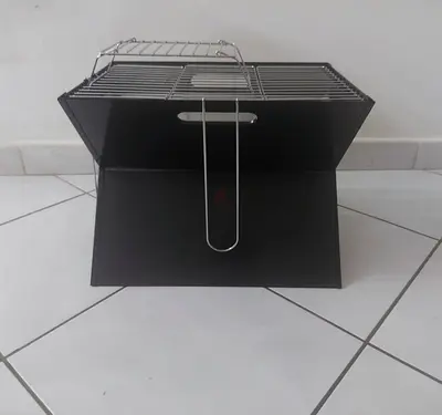 Portable Foldable Charcoal BBQ Grill - Used, Good Condition