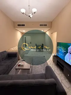 Two bedroom apartment with living room for rent in Ajman Al Rashidiya 3