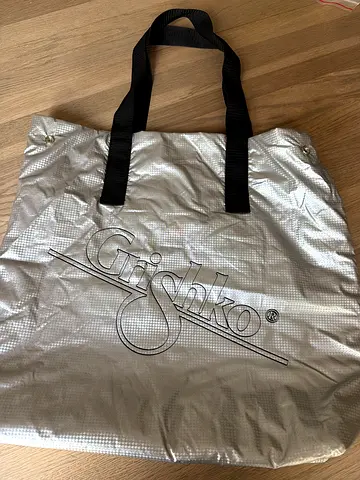 Silver Grigio Large Tote ballet (Grishko) Bag with Black Handles - Lightly Used