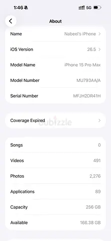 Apple iPhone 15 Pro Max 256GB