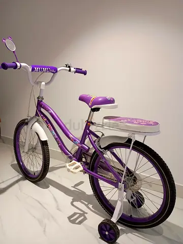 Kids bicycle with training wheels