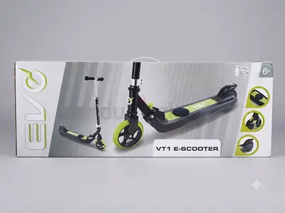 VT1 Foldable Electric Scooter for kids - Light Green/Black Brand New