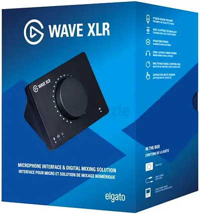 Elgato Wave XLR - Audio Mixer and 75 db Preamp for XLR Mic to USB-C,