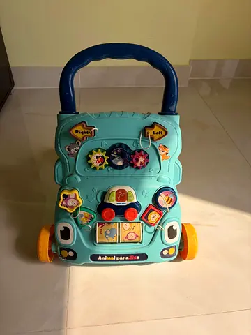 Baby Push Walker Activity Walker with Interactive Toys - Good Condition