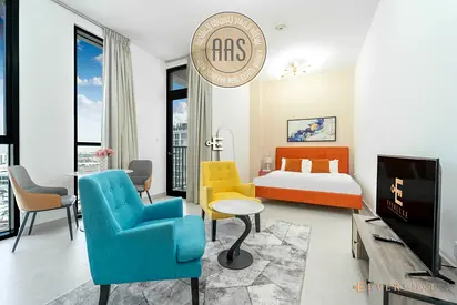 12 cheques ~ Fully furnished studio--- With flexibility in cheques ::: In midtown - Gym pool cover