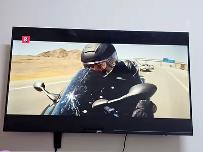 JVC 43-inch LED TV - Good Working Condition, Wall Mounted