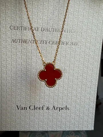 Van Cleef  Arpels Carnelian Necklace
