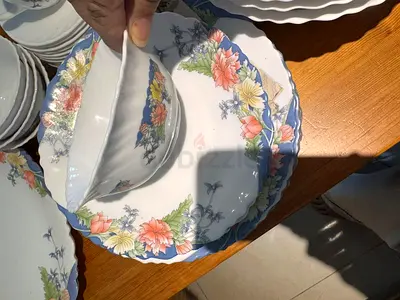 Arcopal France Dinner SET - White Glass (single plate) 64 piece -12 person dinner set “BRAND NEW”