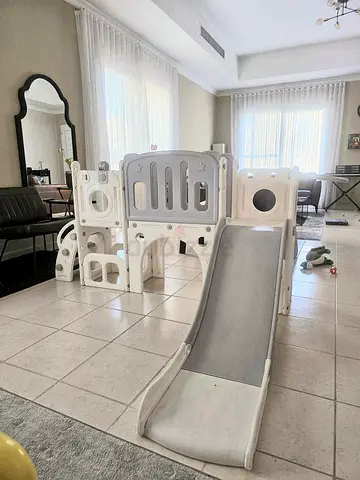 Playhouse with slide