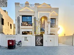 Classic villa for sale in Al Helio 2, Ajman | 5 master bedrooms with air conditioning, registration