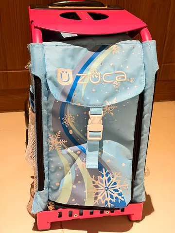 Zuca Rolling Bag for ice skating Snowflake Design