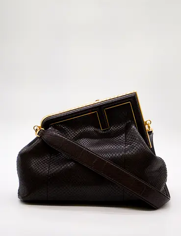 Fendi first large python leather bag
