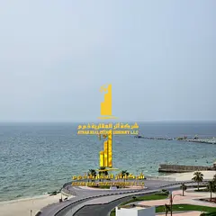 Luxury apartment for monthly rent, two bedrooms and a hall with a sea view, fully furnished with hig