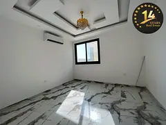 Villa for rent in Al Yasmin | 5 master bedrooms + living room, majlis, and maid's room | AED 120