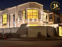 Villa for rent in Al Yasmin | 5 master bedrooms + living room, majlis, and maid's room | AED 120