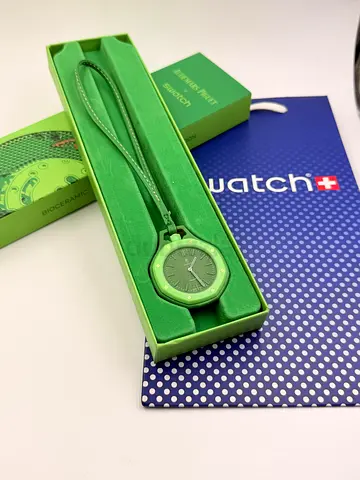 AP X SWATCH with box papers and receipts