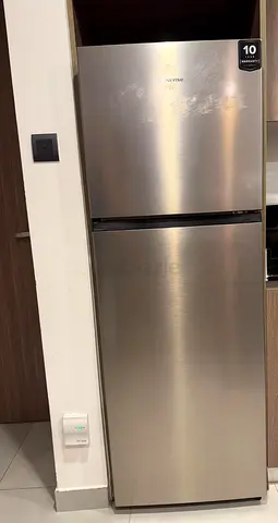 Silver Hisense Top-Freezer Refrigerator - Good Condition