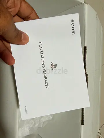 PlayStation 5 warranty booklet (original) - included with console