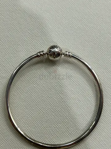 Silver Pandora-style Charm Bracelet - 17cm