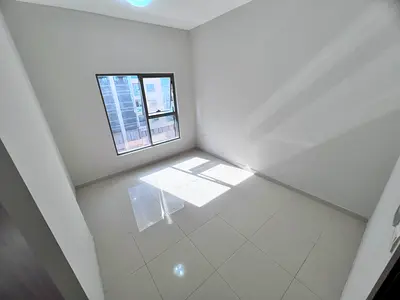 Two bedrooms and a living room, built-in wardrobes, two bathrooms, central air conditioning, new bu