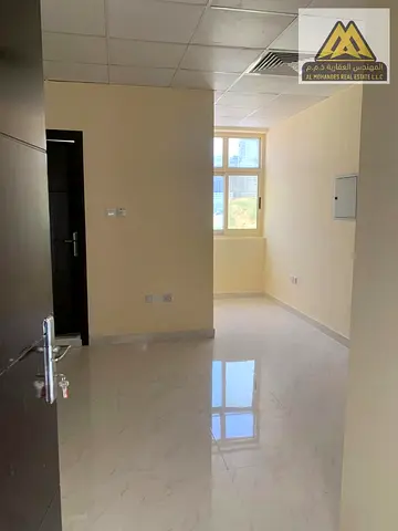 Studio apartment for annual rent | Al Aaliyah | First occupancy | Premium finishing | Close to Dubai and Sharjah exit