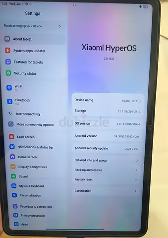 Xiaomi Pad 6 Brand new condition 256gb 12gb With Accessories