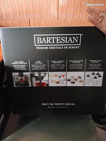 Bartesian Premium Cocktail Machine - Capsule Cocktail Maker  UNWANTED GIFT