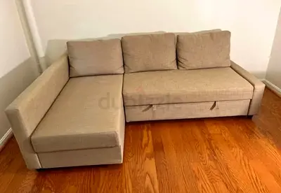 Ikea L shape sofa store cum bed and you can