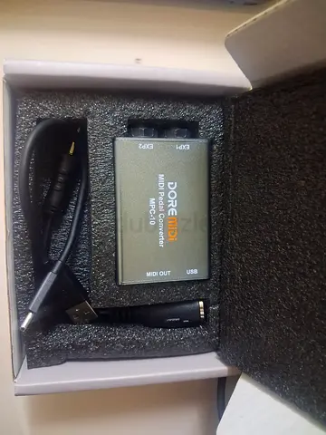 DORE MIDI MPC-10 MIDI Pedal Converter with Cables - Like New