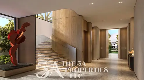 Beachfront 5BR Villa | Pool View | Furnished