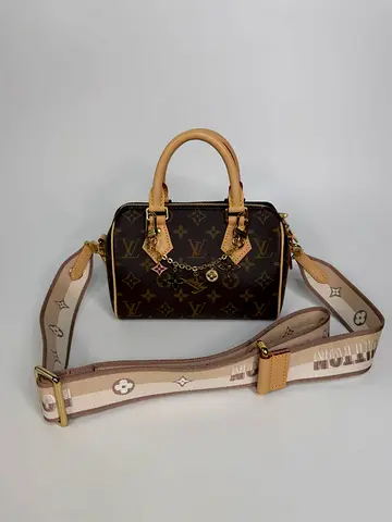 AUTHENTIC LOUIS VUITTON SPEEDY 20 IN MONOGRAM CANVAS WITH GOLD HARDWARE