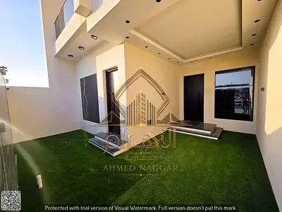 Electricity, water, air conditioning, and registration fees included | Own a luxurious 3300 sq ft villa in Al Helio 2, Ajman | 5 master bedrooms (G+2)