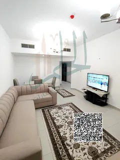 Furnished 1 Bedroom Apartment for Monthly Rent in Al Ehsan Tower, Al Nakheel | 2 Bathrooms | Bills &