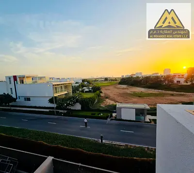 Luxury freehold townhouse for sale in Al Zorah, Ajman, with direct golf course views