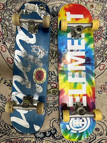 Habib skate board 7.5 inch + element skate board 8 inch